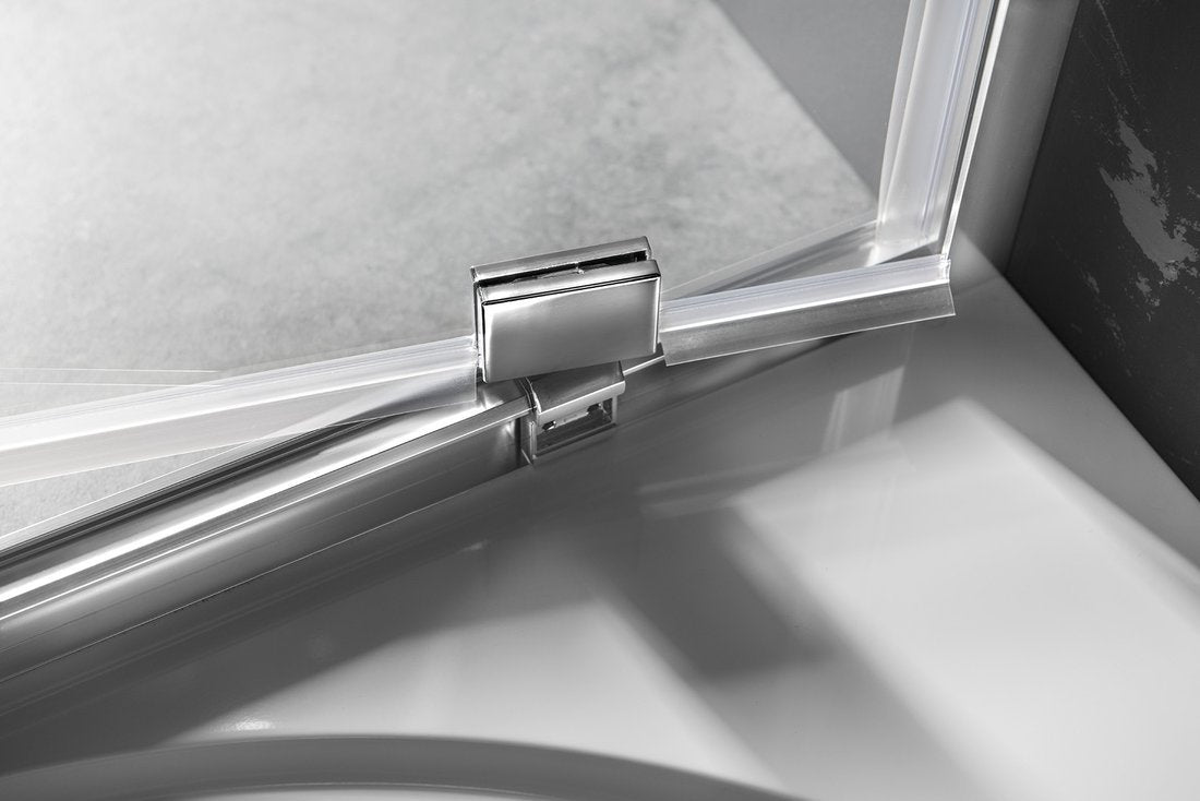 Douche Draaideur Sigma Simply Chroom 90x190 Antikalk  (Verstelb. 87-91 cm)