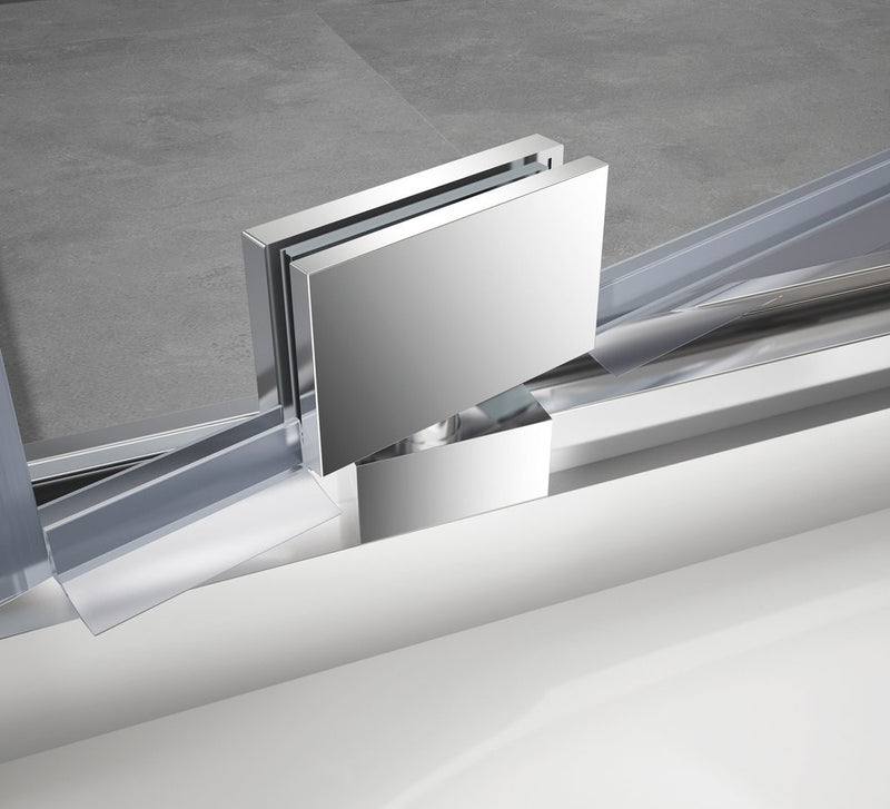 Douchecabine Sigma met Draaideur 900x750mm L/R Helder Glas