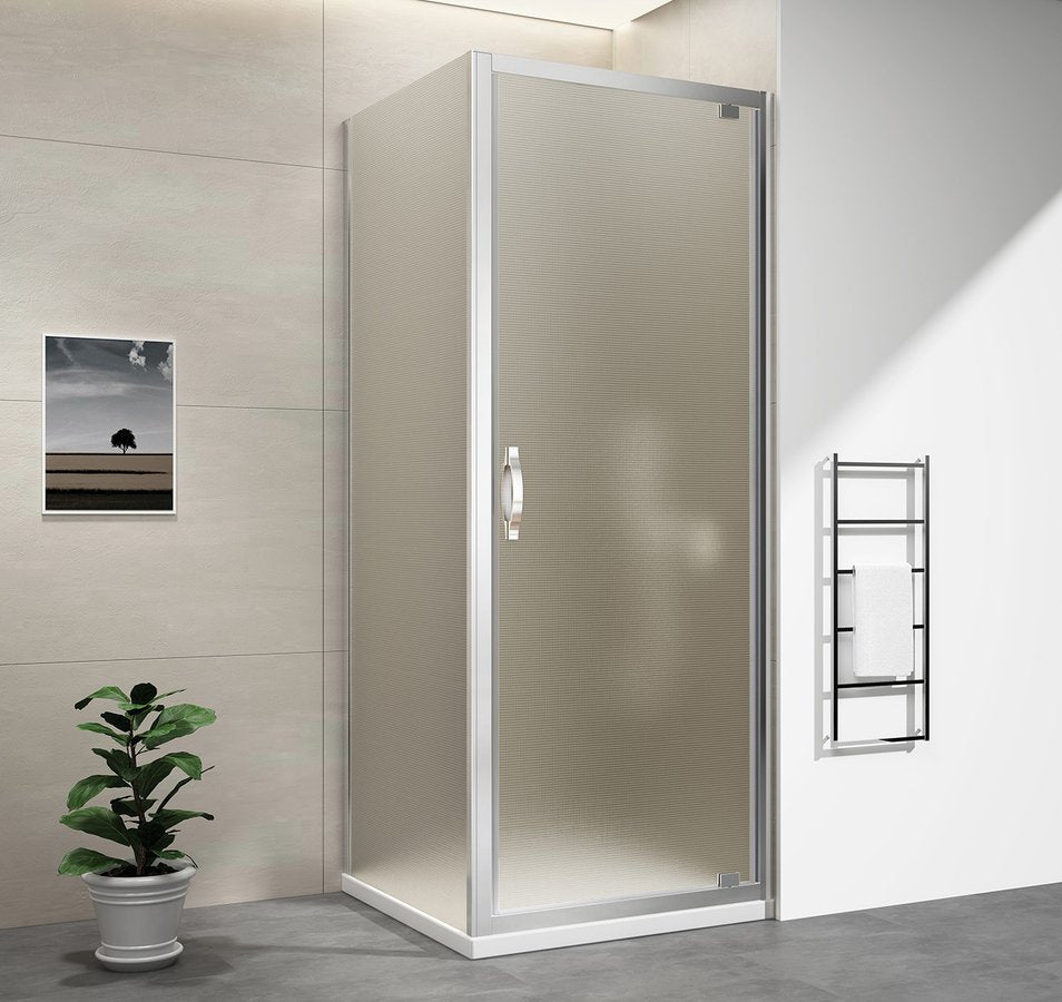 Douchecabine Sigma met Draaideur 800x700mm L/R Mat Glas
