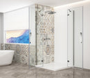 Douchecabine Trinity Hoekinstap 120x100 Openslaande Deuren