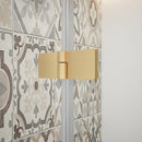 Trinity Mat Goud Douchecabine Hoekinstap Mat Glas 110 X 90 Cm