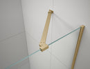 Trinity Mat Goud Douchecabine Hoekinstap Mat Glas 100 X 80 Cm