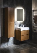 Mineraalmarmer meubel wastafel 58x44x11 Godiva wit