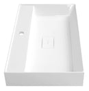 Mineraalmarmer meubel wastafel 68x44x11 Godiva wit