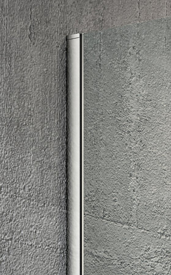 Douchewand Vario Chroom Profiel Nordic Glas 140x200 Cm