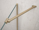 VARIO Shower Inloopdouche Hoek Stabilisator 650mm Mat Goud