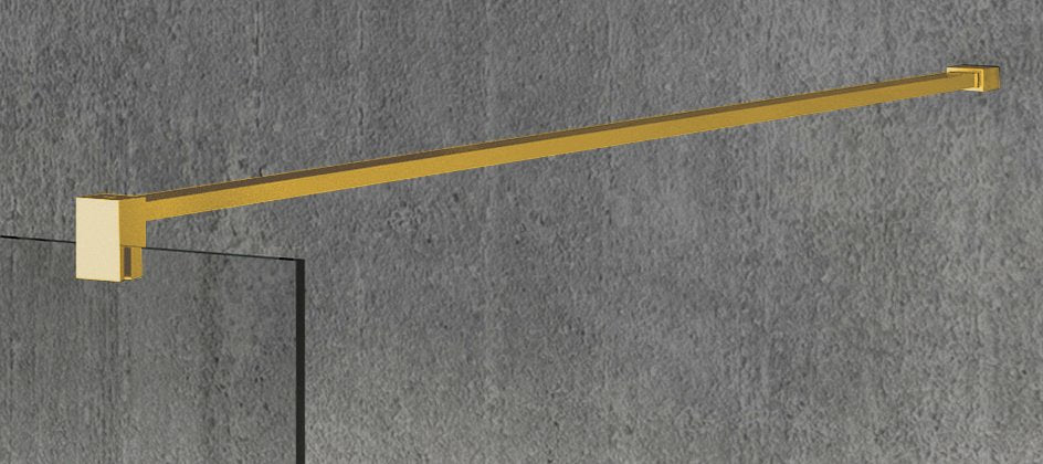 VARIO Muur Stabilisatiestang 140cm Mat Goud (Inkortbaar)