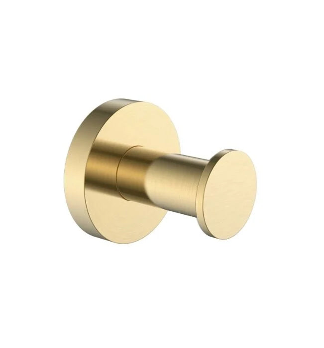 Luzi Handdoekhaak Rond Goud Geborsteld