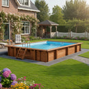 Interline Bali rechthoekig 790 x 400 x 138 cm half inbouw