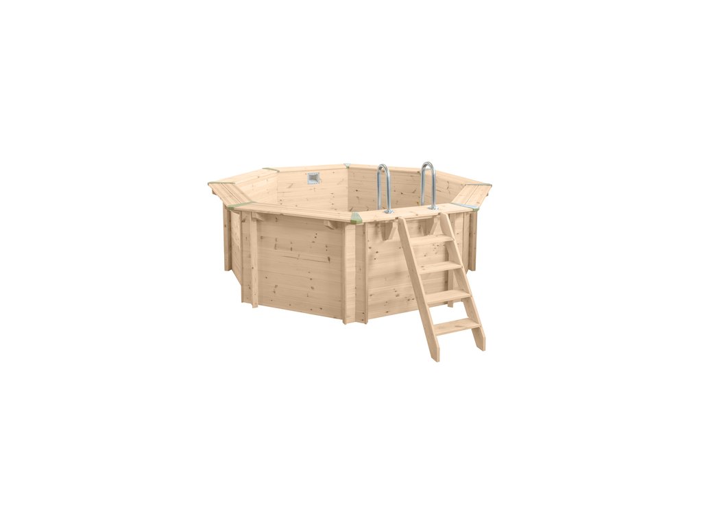 buitenbad Interline Bali Hout — productdetail