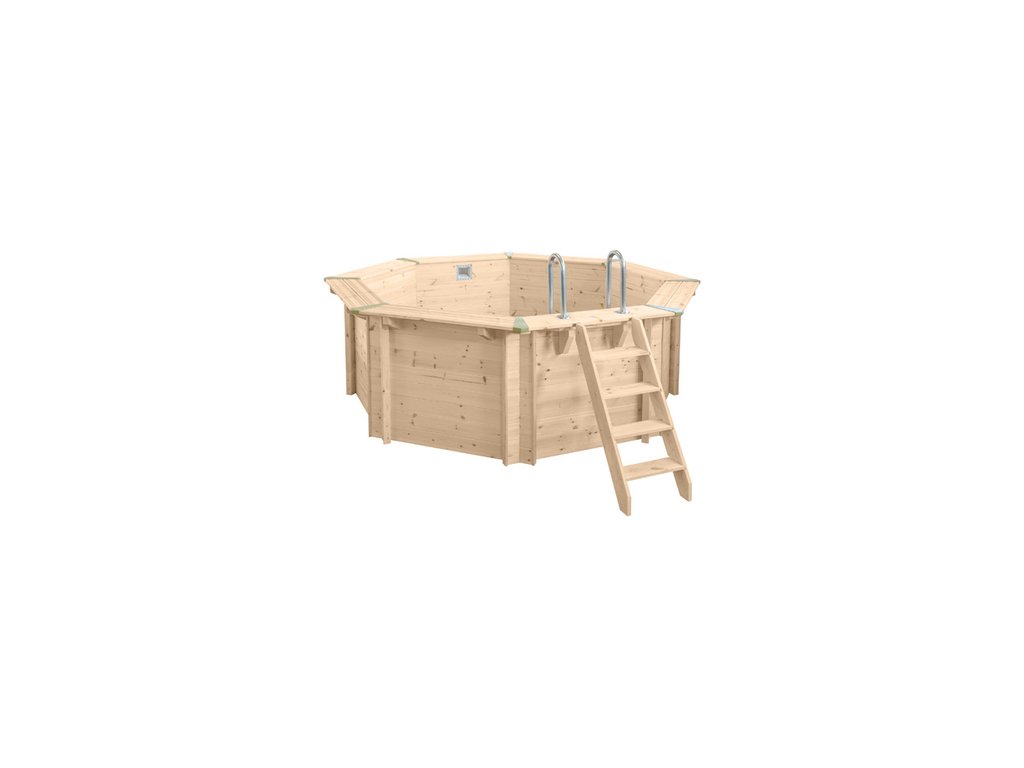 buitenbad Interline Bali Hout — productdetail