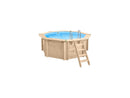 Interline Bali rond 355 x 116 cm houten zwembad met water