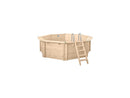 Interline Bali rond 530 x 136 cm houten zwembad zonder linerwater