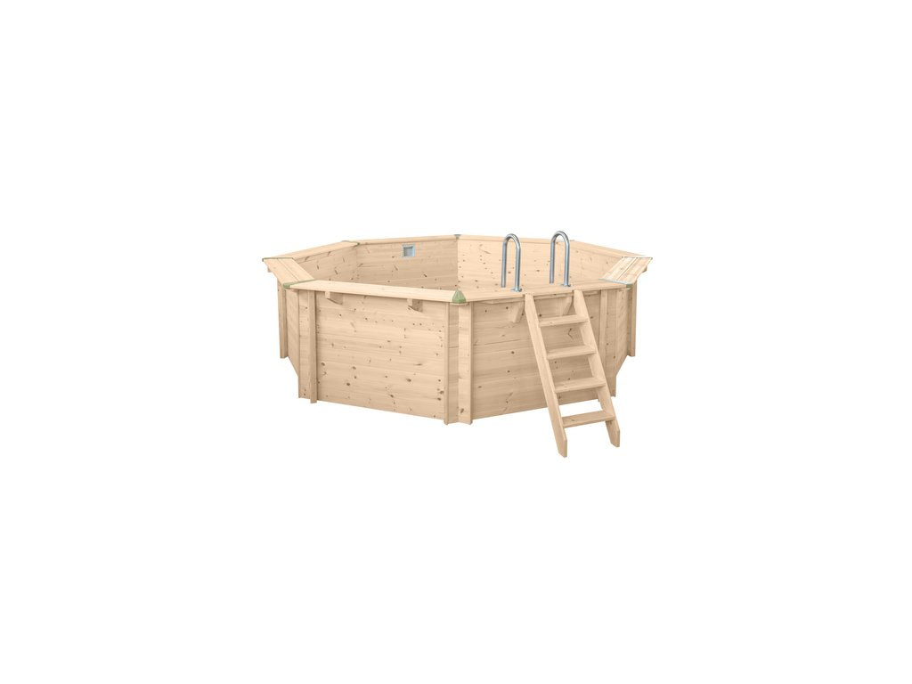 buitenbad Interline Bali Hout — productdetail