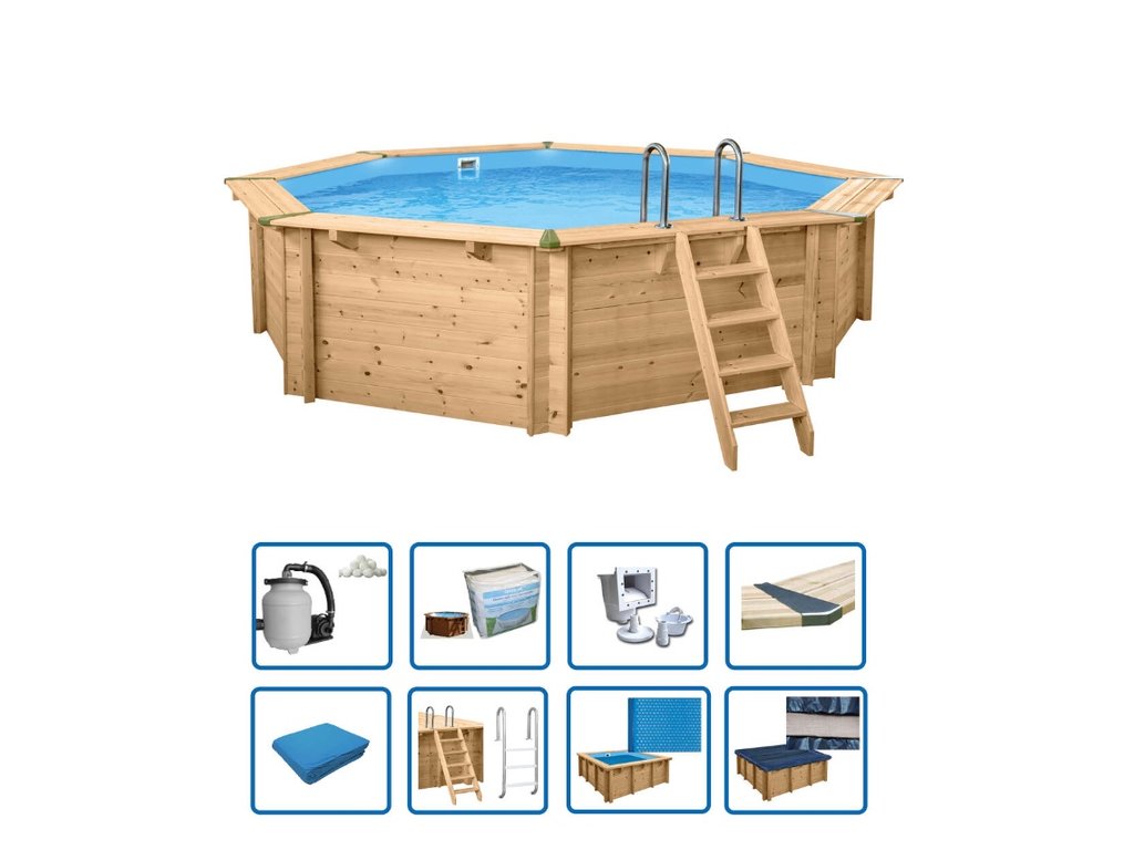 buitenbad Interline Bali Hout — productdetail