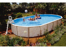 Interline Diana ovaal 730 x 360 x 132 cm sfeerbeeld gezin