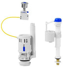 Dubbel spoelmechaniek met kabel en vlotter