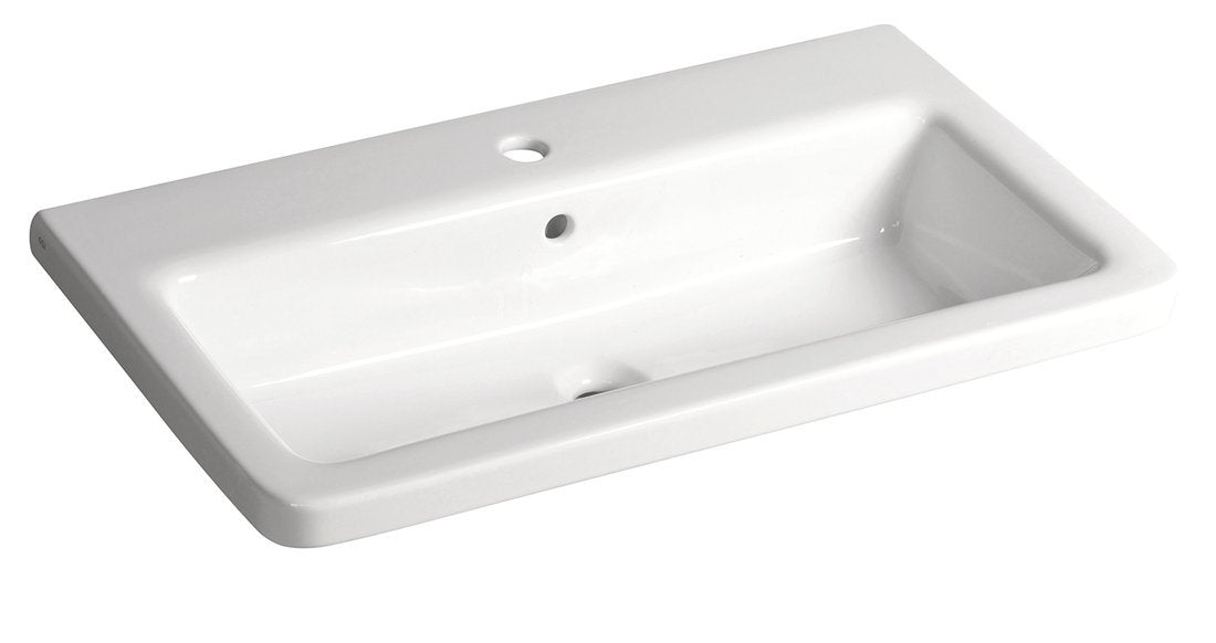 Sapho City Ceramics Meubelwastafel 80x45x20 Cm Keramiek Wit