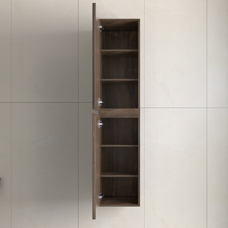 Kolomkast Eleganza Dark Walnut 165x35x35 Greeploos