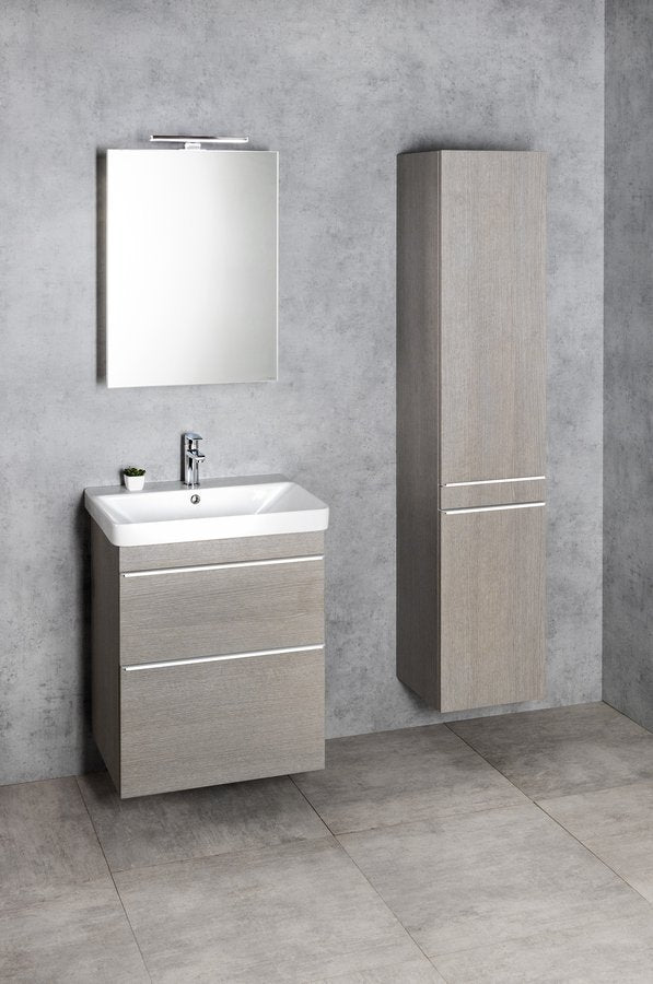 Sitia Badkamer Meubelset 60x46 cm Eiken Zilver