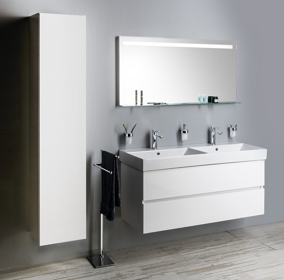 Odetta Badkamer Meubelset 120x46 cm Wit