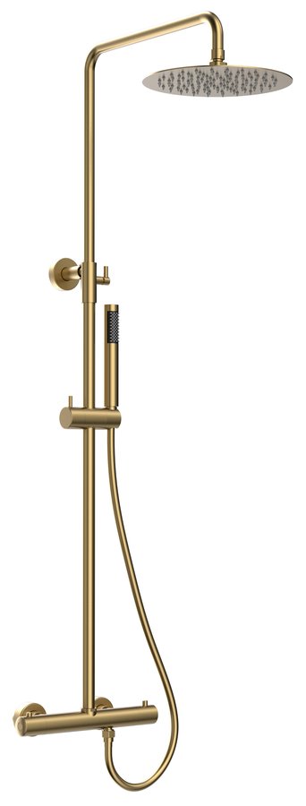 Sapho Opbouw Doucheset met Thermostatische Kraan Mat Goud