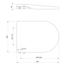 WC bril met ingebouwde sproeier Clean Star