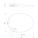 Toiletzitting Met Sproeier Clean Star Bidet, Softclose