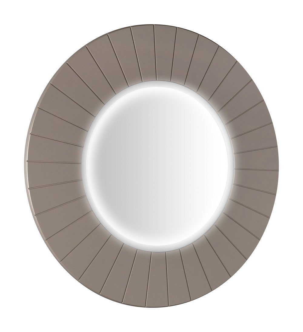 Badkamerspiegel Sapho Lumiro Agila Ø 75 cm Neutraal — met LED-verlichting