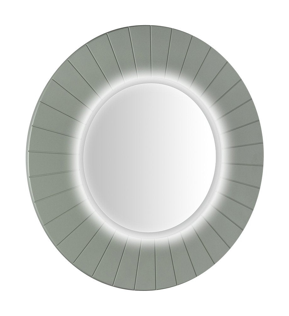 Lumiro Ronde Spiegel Met LED Verlichting 75 Cm Verde