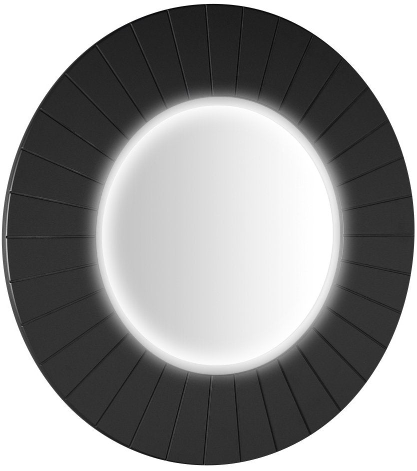 Badkamerspiegel Sapho Lumiro Carina Ø 90 cm Neutraal — met LED-verlichting