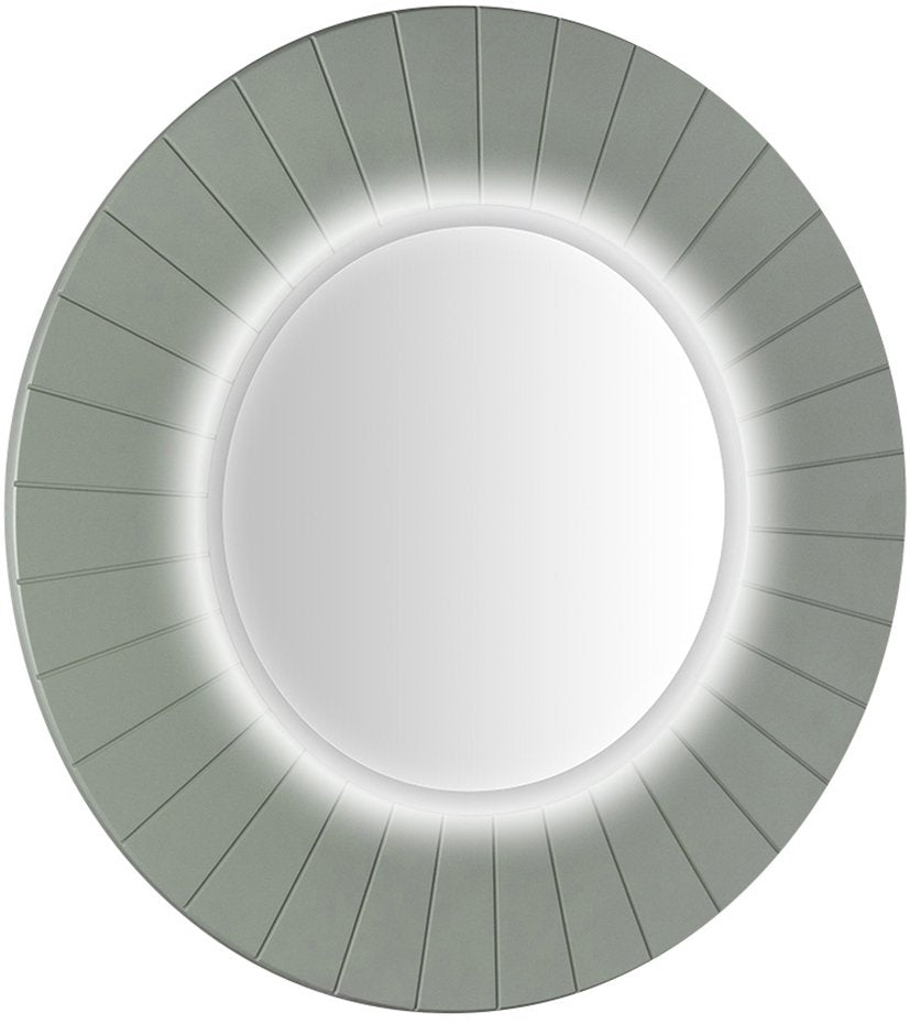 Lumiro Ronde Spiegel Met LED Verlichting 90 Cm Verde