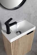 Fonteinkast LATUS X 39,4x22x50cm Alabama Eiken L/R Ribbelfront