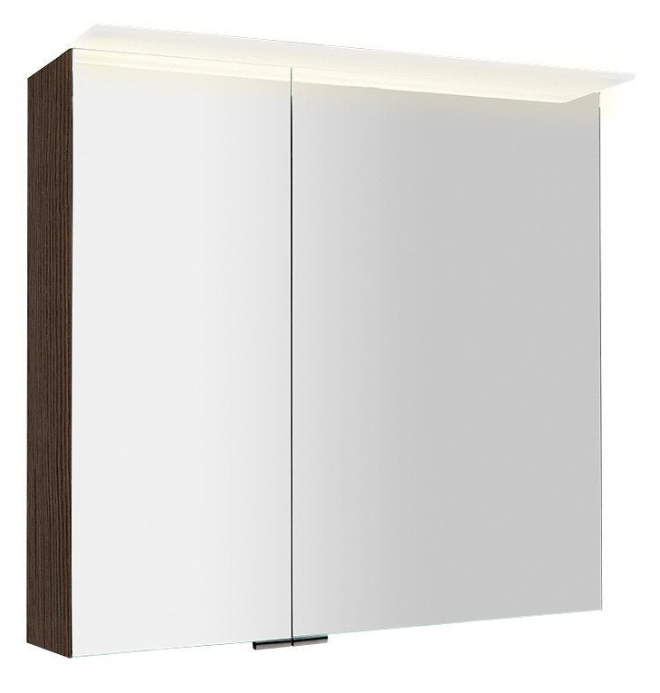Spiegelkast Sapho Linex 80×70 cm Grenen — met LED-verlichting