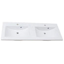 Dubbele wastafel 120x46 Sanotechnik Soho wit