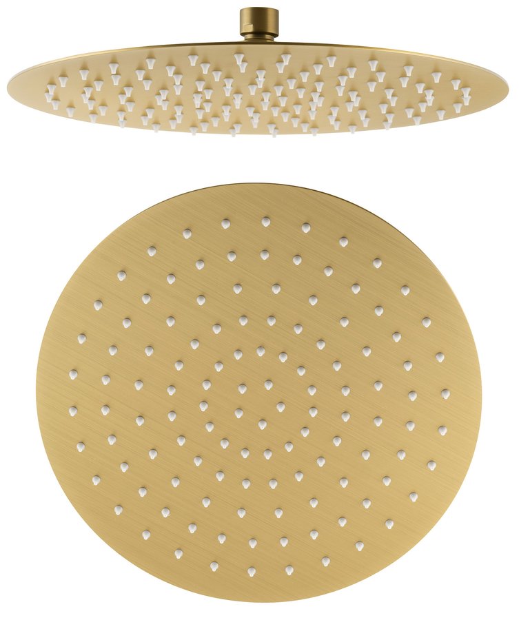 Hoofddouche Slim Rond Ø300 mm Mat Goud