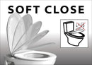 Toiletbril Classic Soft Close Quick Release Zwart/Chroom