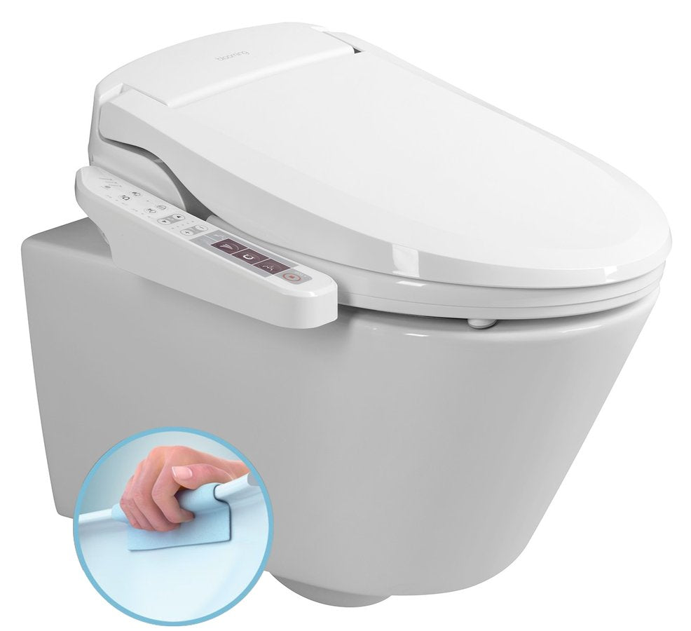 Wandtoilet Avva Met Elektronisch Bidet Douche-WC Rimless