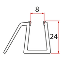 DRAGON, FONDURA, ALTIS LINE bottom seal, 1000 mm
