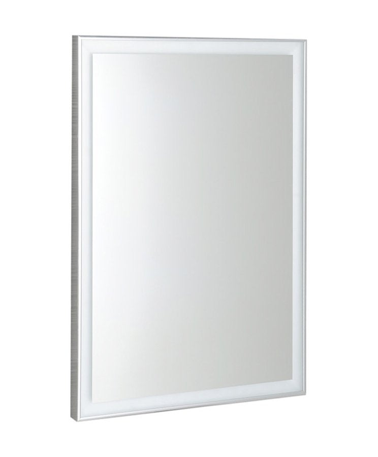 Badkamerspiegel Sapho Luminar 60×80 cm Chroom — met LED-verlichting