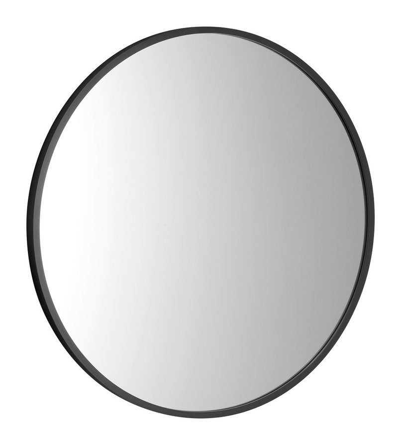 Badkamerspiegel Sapho Notion In Frame Ø 40 cm Mat Zwart — wandmontage