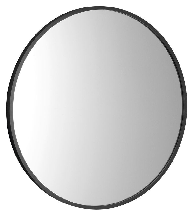 Badkamerspiegel Sapho Notion In Frame Ø 50 cm Mat Zwart — wandmontage