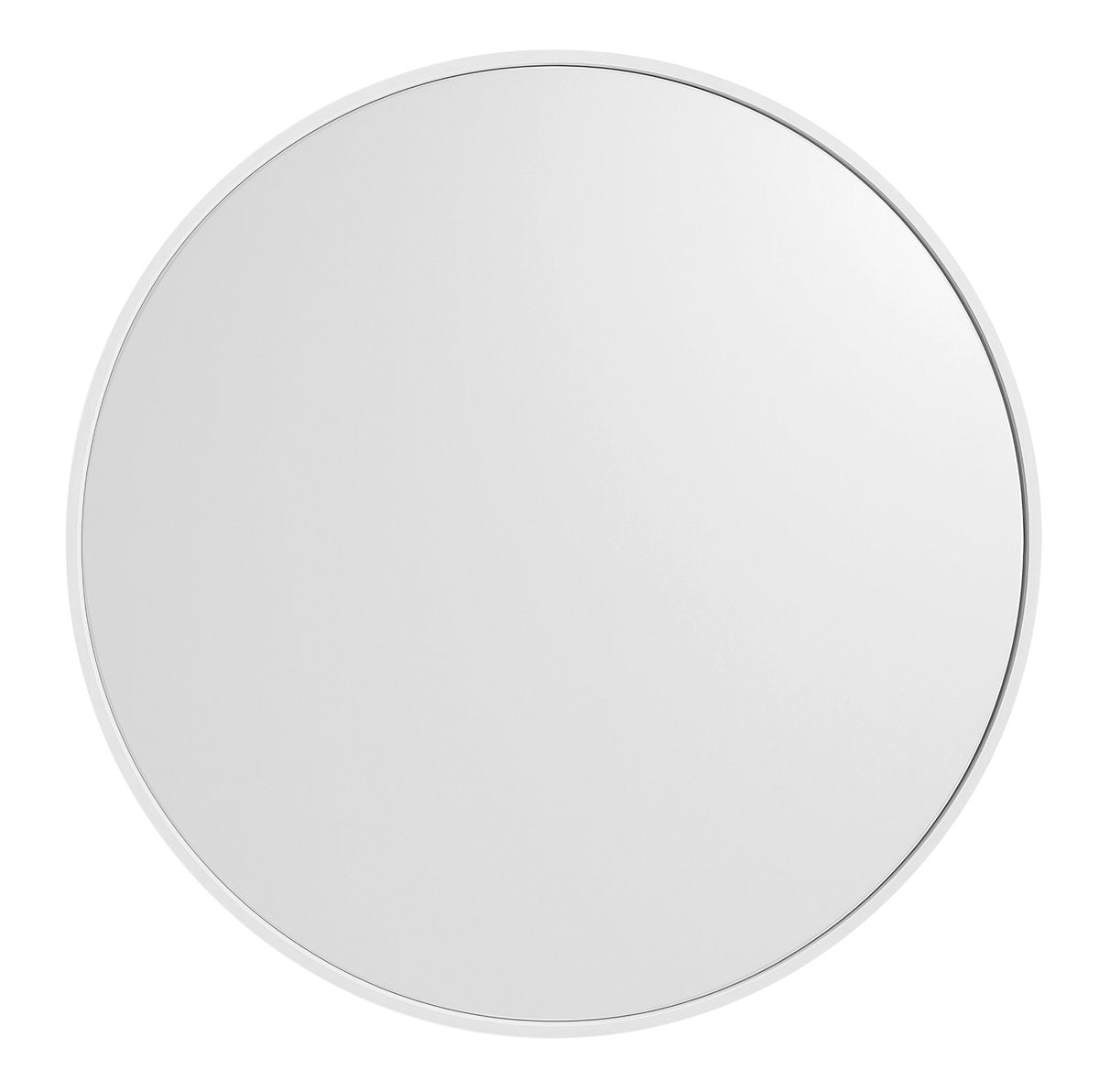 Badkamerspiegel Sapho Notion In Frame Ø 70 cm Mat Wit — wandmontage