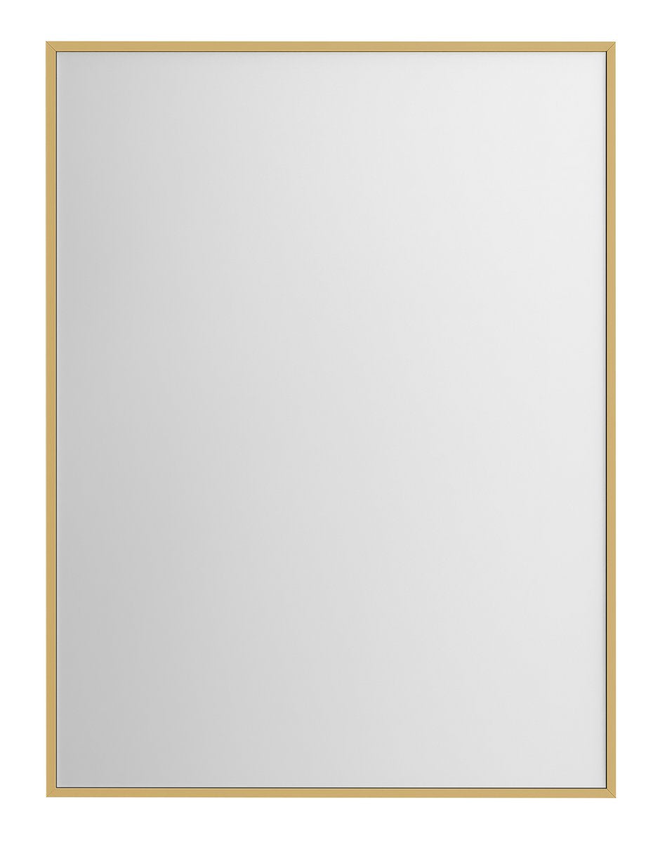Badkamerspiegel Sapho Notion Rechthoekige In 60×80 cm Mat Goud — wandmontage