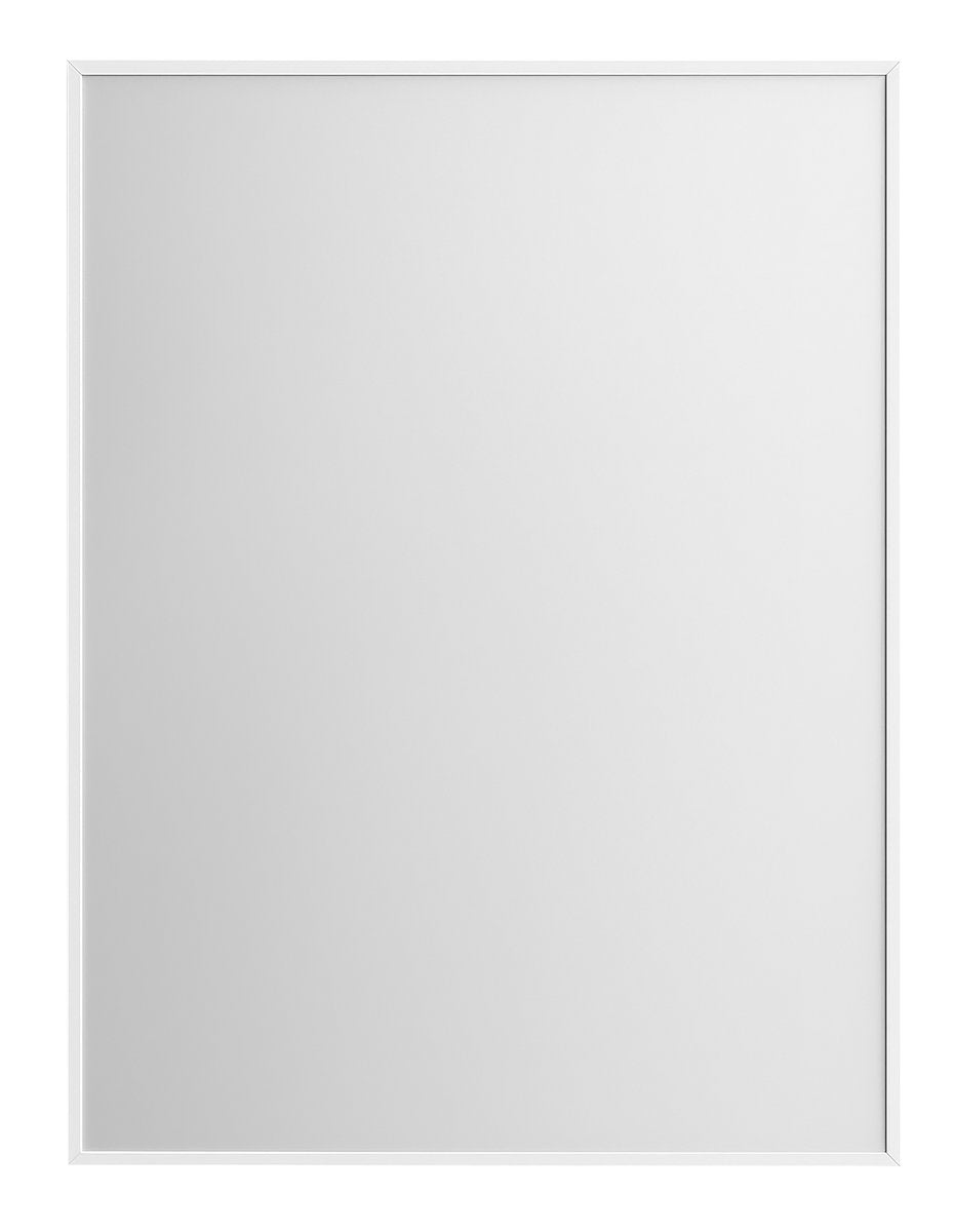 Badkamerspiegel Sapho Notion Rechthoekige In 60×80 cm Mat Wit — wandmontage