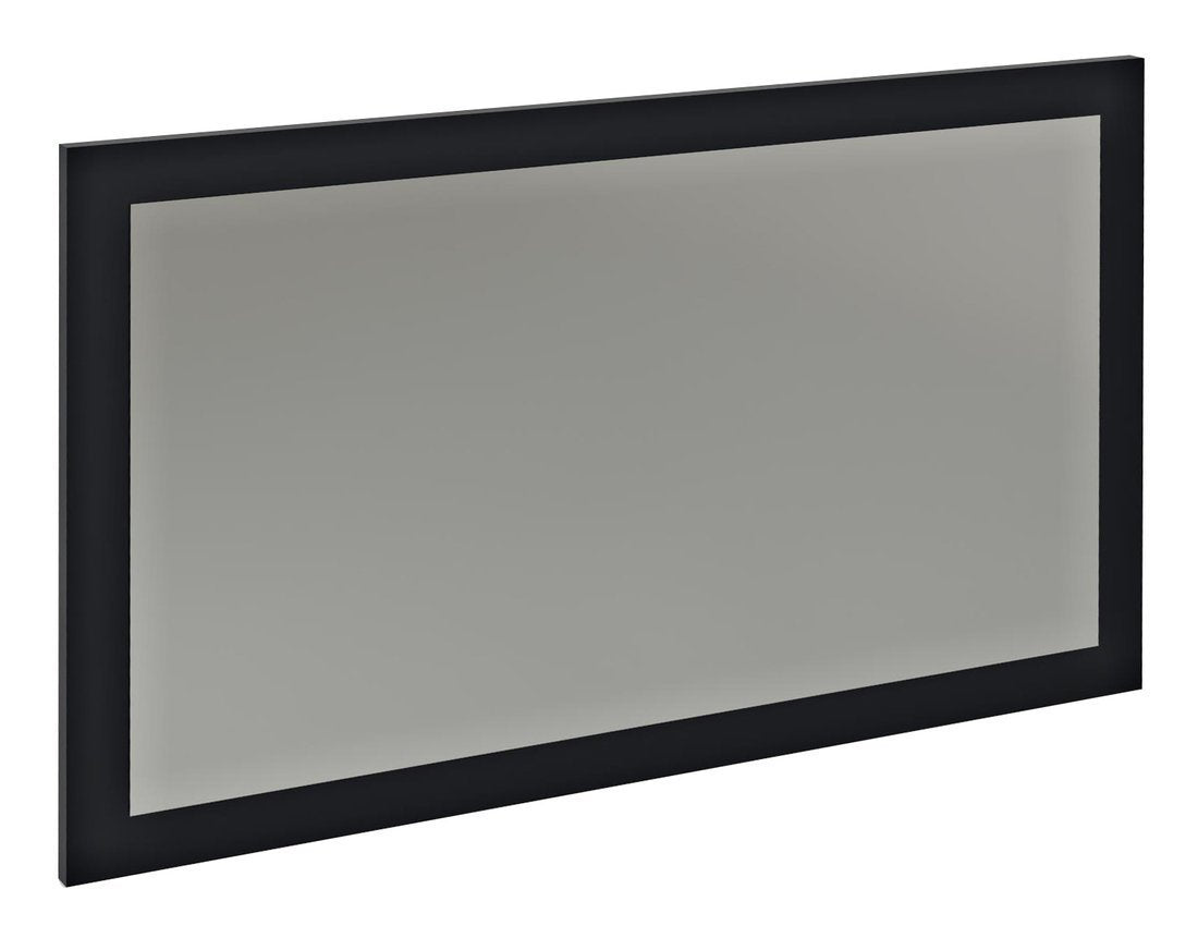 Badkamerspiegel Sapho Nirox Rechthoekige In 100×60 cm Mat Zwart — wandmontage