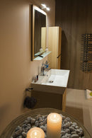 Nirox Rechthoekige Spiegel In Gelamineerd MDF Frame 60 X 80 Cm Mat Wit