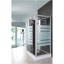 Complete douchecabine thermostatische kraan kitvrij 120x90 Links/Rechts