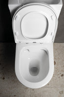 Rimless duoblok Toilet Jalta Wit AO/PK met toiletfontein