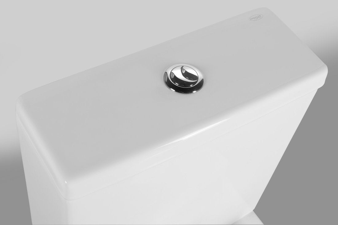 Rimless Duoblok Toilet Jalta Wit AO Uitgang / PK Uitgang